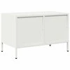 TV staliukas Televizoriaus spintelė, baltos, 68x39x43,5cm, plienas