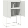 TV staliukas Televizoriaus spintelė, baltos spalvos, 68x39x60,5cm, plienas