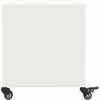 TV staliukas Televizoriaus spintelė, baltos spalvos, 68x39x43,5cm, plienas