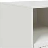 TV staliukas Televizoriaus spintelė, baltos spalvos, 99x39x44cm, plienas