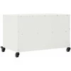 TV staliukas Televizoriaus spintelė, baltos spalvos, 68x39x43,5cm, plienas