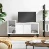 TV staliukas Televizoriaus spintelė, baltos spalvos, 100x35x55cm, mediena