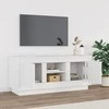 TV staliukas Televizoriaus spintelė, baltos spalvos, 102x35x45cm, mediena