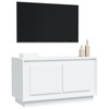 TV staliukas Televizoriaus spintelė, baltos spalvos, 80x35x45cm, mediena