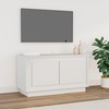 TV staliukas Televizoriaus spintelė, baltos spalvos, 80x35x45cm, mediena