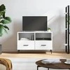 TV staliukas Televizoriaus spintelė, baltos spalvos, 80x36x50cm, mediena