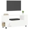 TV staliukas Televizoriaus spintelė, baltos spalvos, 102x34,5x43cm, mediena
