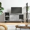 TV staliukas Televizoriaus spintelė, betono pilka, 100x35x55cm, mediena