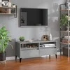TV staliukas Televizoriaus spintelė, betono pilka, 100x34,5x44,5cm, mediena