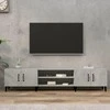 TV staliukas Televizoriaus spintelė, betono pilka, 180x31,5x40cm, mediena