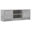 TV staliukas Televizoriaus spintelė, betono pilka, 102x30x37,5cm, mediena