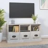 TV staliukas Televizoriaus spintelė, betono pilka, 100x35x50cm, mediena