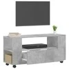 TV staliukas Televizoriaus spintelė, betono pilka, 102x34,5x43cm, mediena
