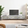 TV staliukas Televizoriaus spintelė, betono pilka, 150x36x30cm, mediena