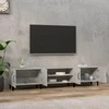 TV staliukas Televizoriaus spintelė, betono pilka, 180x31,5x40cm, mediena