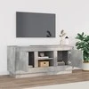 TV staliukas Televizoriaus spintelė, betono pilka, 102x35x45cm, mediena