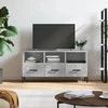 TV staliukas Televizoriaus spintelė, betono pilka, 102x36x50cm, mediena