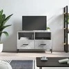 TV staliukas Televizoriaus spintelė, betono pilka, 80x36x50cm, mediena