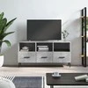 TV staliukas Televizoriaus spintelė, betono pilka, 102x36x50cm, mediena
