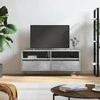 TV staliukas Televizoriaus spintelė, betono pilka, 100x34,5x44,5cm, mediena