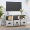 TV staliukas Televizoriaus spintelė, betono pilka, 100x35x50cm, mediena
