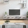 TV staliukas Televizoriaus spintelė, betono pilka, 150x36x30cm, mediena