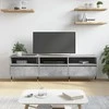TV staliukas Televizoriaus spintelė, betono pilka, 150x30x44,5cm, mediena