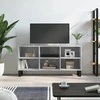 TV staliukas Televizoriaus spintelė, betono pilka, 103,5x30x50cm, mediena