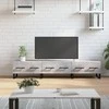 TV staliukas Televizoriaus spintelė, betono pilka, 150x36x30cm, mediena