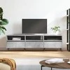 TV staliukas Televizoriaus spintelė, betono pilka, 150x30x44,5cm, mediena