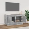 TV staliukas Televizoriaus spintelė, betono pilka, 80x35x45cm, mediena