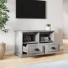 TV staliukas Televizoriaus spintelė, betono pilka, 80x35x50cm, mediena