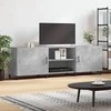 TV staliukas Televizoriaus spintelė, betono pilka, 150x30x50cm, mediena