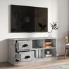 TV staliukas Televizoriaus spintelė, betono pilka, 102x35,5x47,5cm, mediena