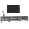 TV staliukas Televizoriaus spintelė, betono pilka, 180x31,5x40cm, mediena