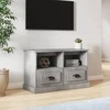 TV staliukas Televizoriaus spintelė, betono pilka, 80x35x50cm, mediena