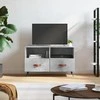 TV staliukas Televizoriaus spintelė, betono pilka, 80x36x50cm, mediena