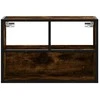 TV staliukas Televizoriaus spintelė, dūminė, 60x31x39,5cm, mediena/metalas