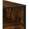 TV staliukas Televizoriaus spintelė, dūminė, 91x40x46cm, mediena ir metalas
