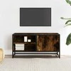 TV staliukas Televizoriaus spintelė, dūminė, 80x34,5x40cm, mediena/metalas