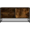 TV staliukas Televizoriaus spintelė, dūminė, 80x34,5x40cm, mediena/metalas