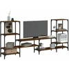 TV staliukas Televizoriaus spintelė, dūminė, 206,5x28,5x95cm, mediena