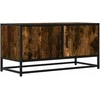 TV staliukas Televizoriaus spintelė, dūminė, 80x34,5x40cm, mediena/metalas