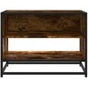 TV staliukas Televizoriaus spintelė, dūminė, 61x40x46cm, mediena ir metalas