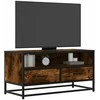 TV staliukas Televizoriaus spintelė, dūminė, 80x34,5x40cm, mediena/metalas