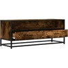 TV staliukas Televizoriaus spintelė, dūminė, 100x34,5x40cm, mediena/metalas