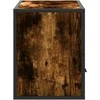 TV staliukas Televizoriaus spintelė, dūminė, 80x31x39,5cm, mediena/metalas