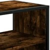 TV staliukas Televizoriaus spintelė, dūminė, 100x31x39,5cm, mediena/metalas