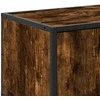 TV staliukas Televizoriaus spintelė, dūminė, 120x35x41cm, mediena ir metalas