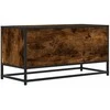 TV staliukas Televizoriaus spintelė, dūminė, 80x34,5x40cm, mediena/metalas